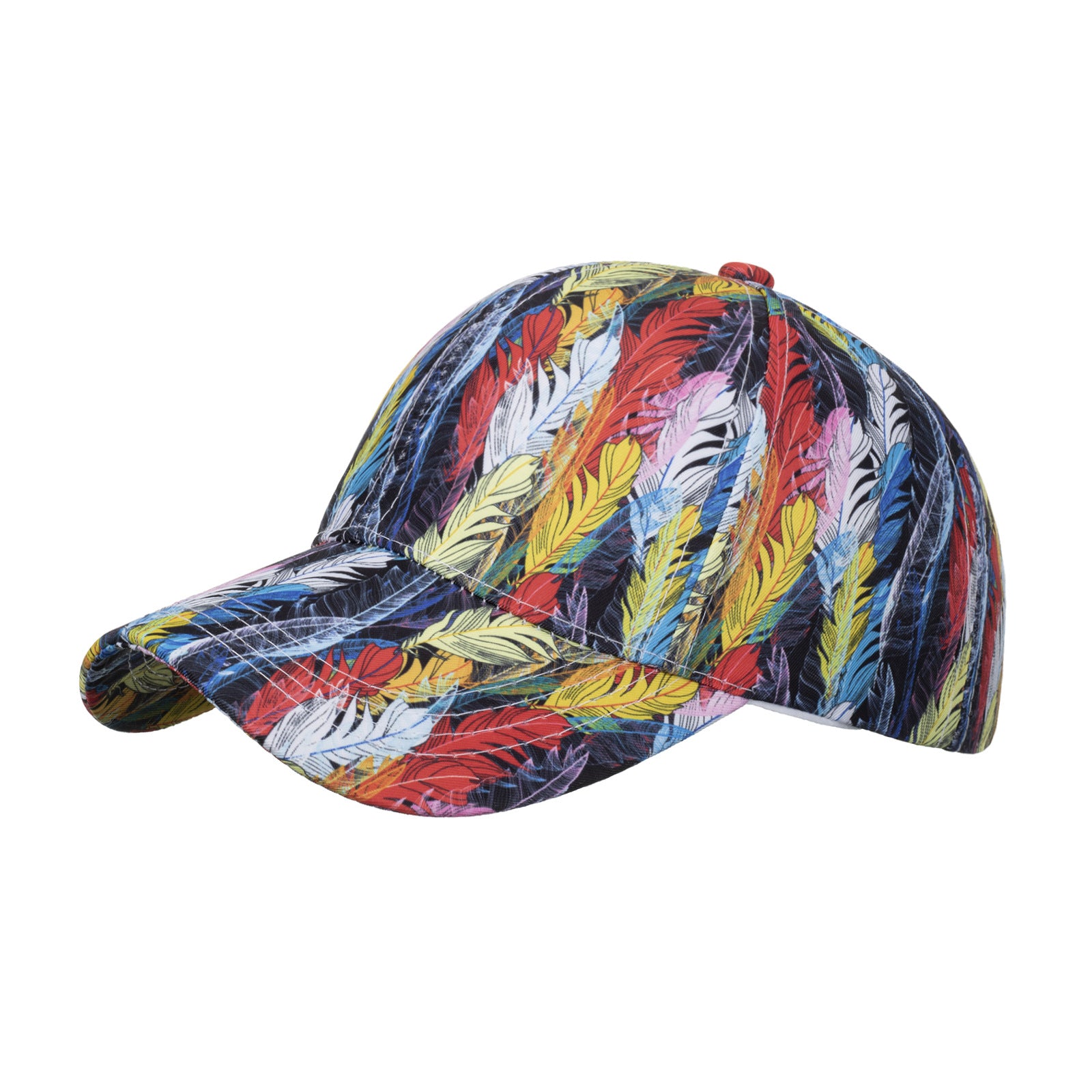 Wholesale Printed tie-dye baseball graffiti cap gradient color sun hat